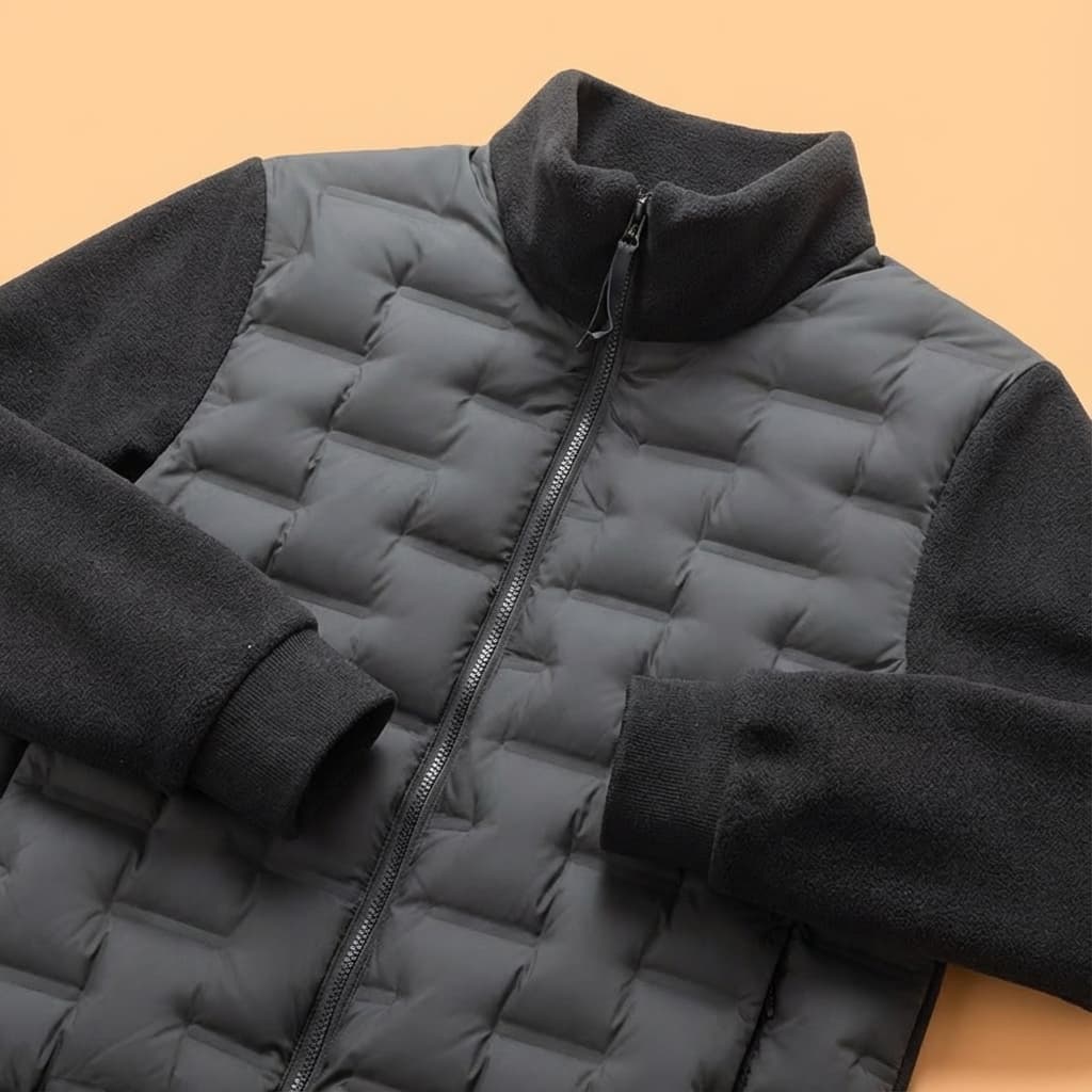 Veste d'hiver matelassée coupe nette