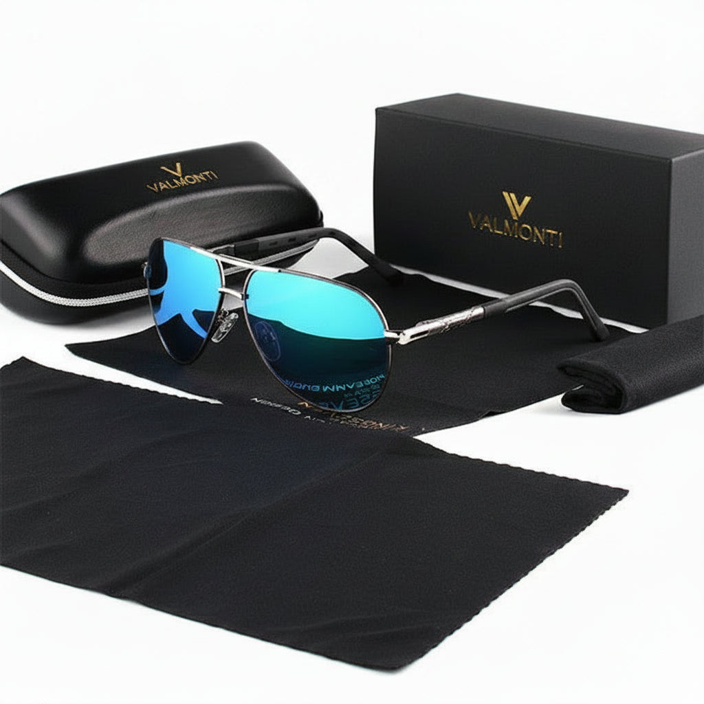 Lunettes aviateur polarisées à monture métal légère homme – Bellechasse