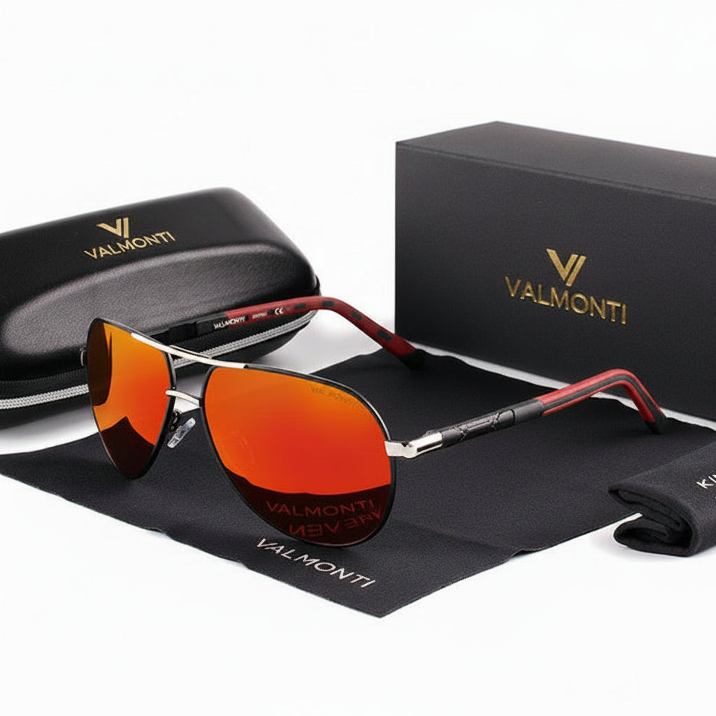 Lunettes aviateur polarisées à monture métal légère homme – Bellechasse
