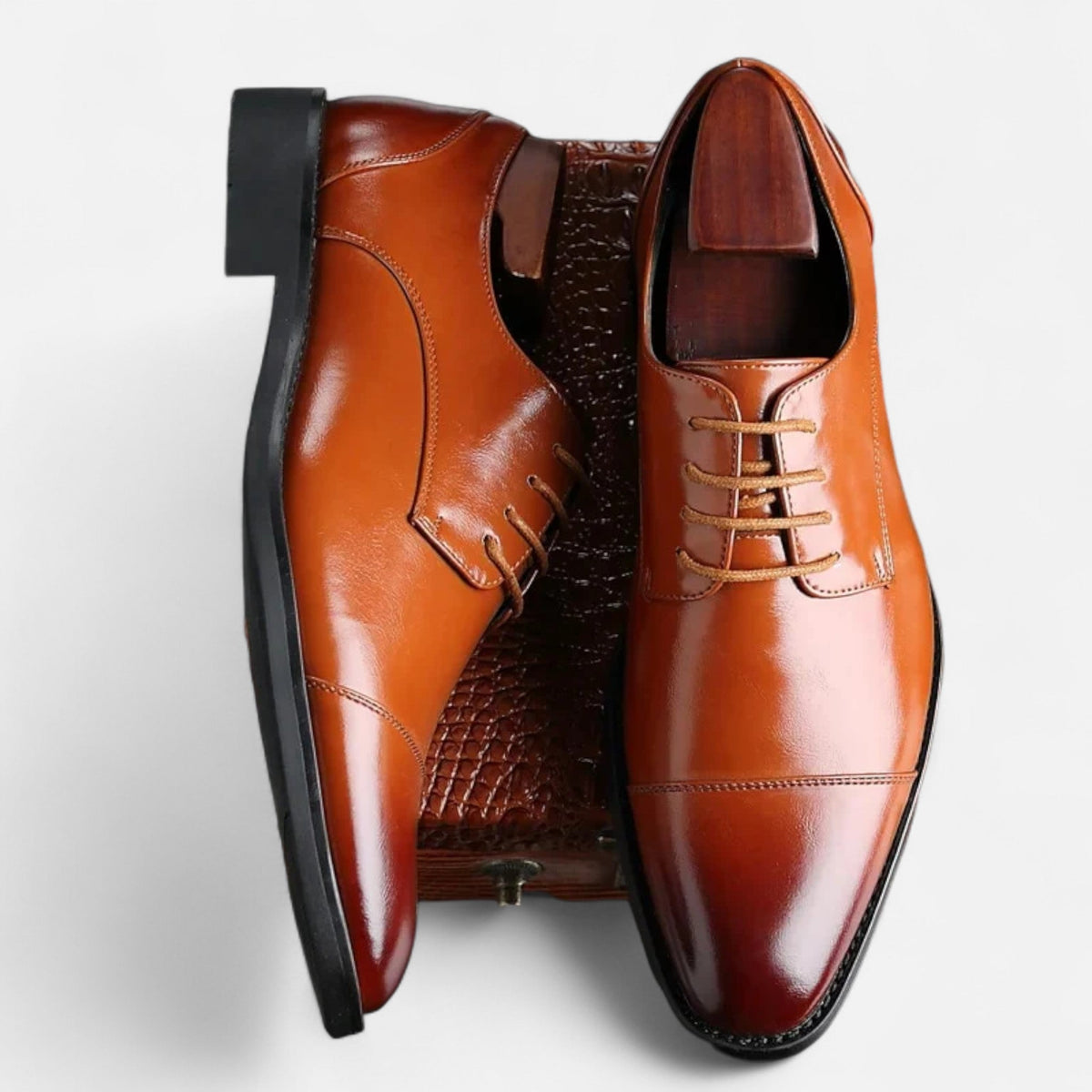 Chaussures Oxford élégantes en cuir véritable homme – Dieulefit