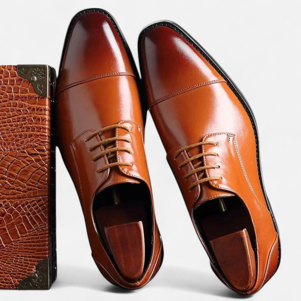Chaussures Oxford élégantes en cuir véritable homme – Dieulefit