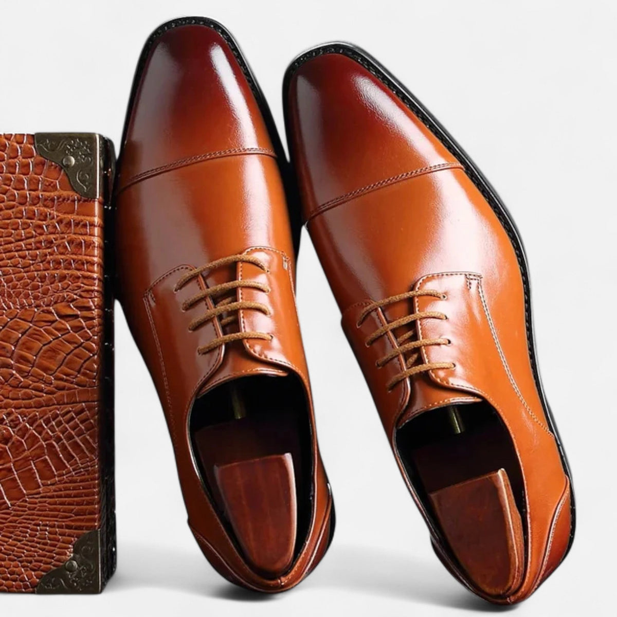 Chaussures Oxford élégantes en cuir véritable homme – Dieulefit