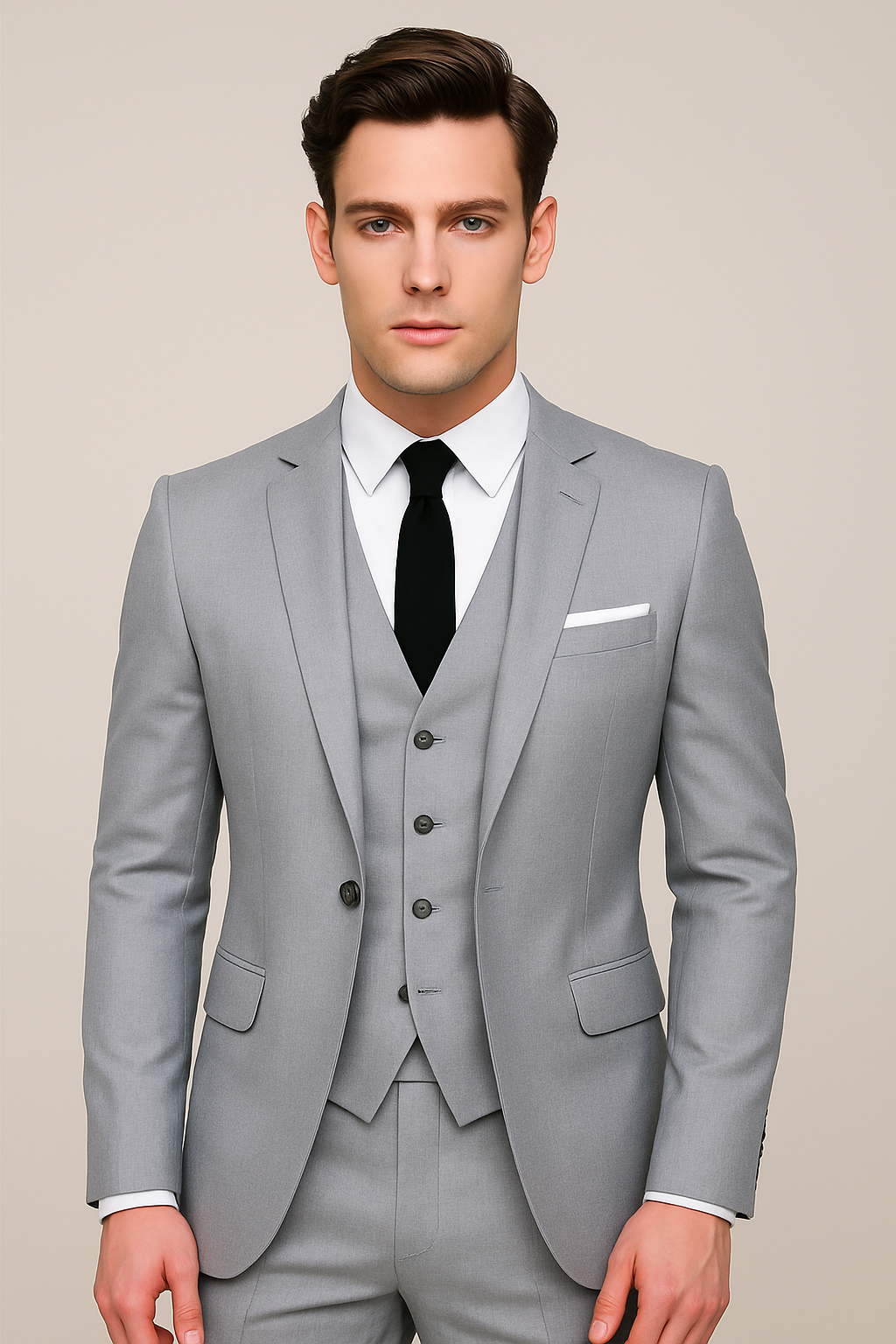 Costume trois pièces léger pour mariage au style intemporel homme – Oraison