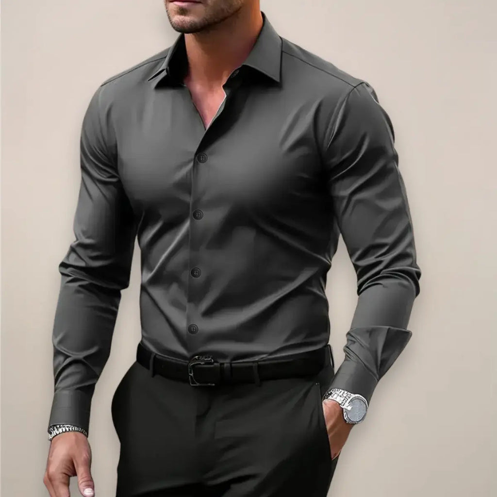 Chemise classique à col structuré au style intemporel homme – Beaux-Arts