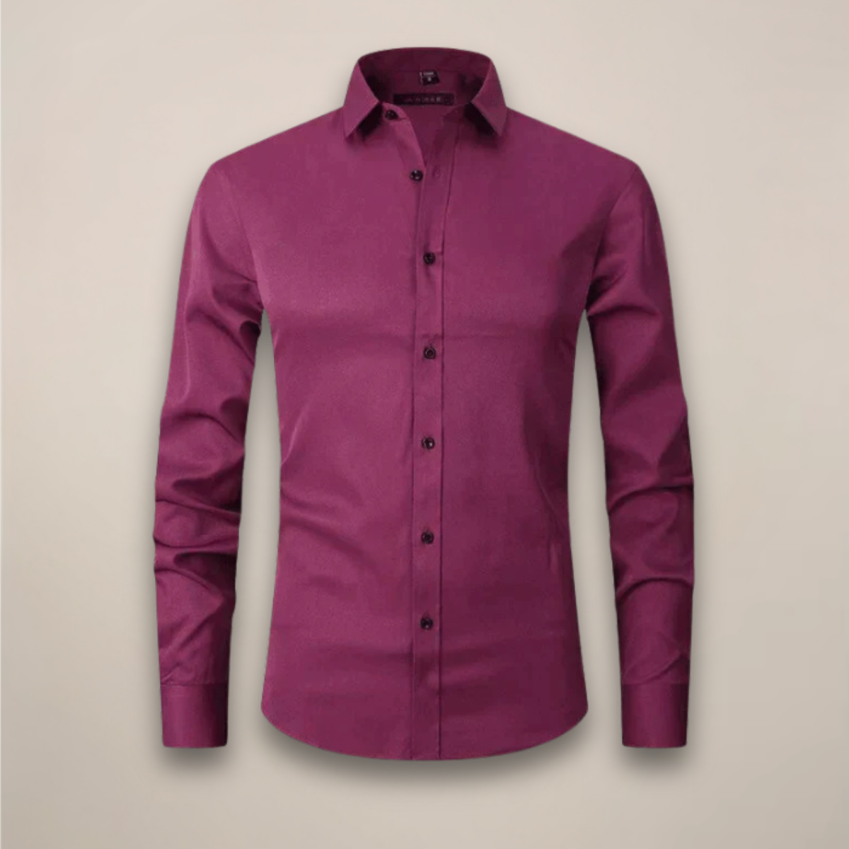 Chemise habillée extensible à col pointu