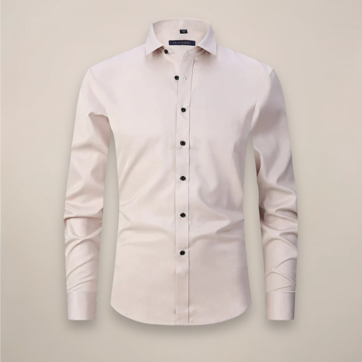 Chemise habillée extensible à col pointu
