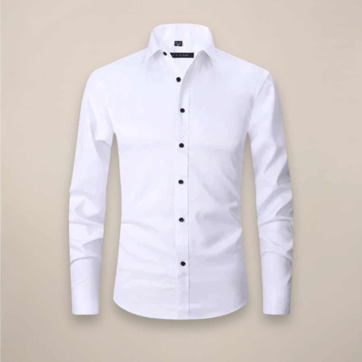 Chemise habillée extensible à col pointu