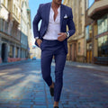 Costume slim confortable veste et pantalon pour toutes occasions homme – Tourouvre