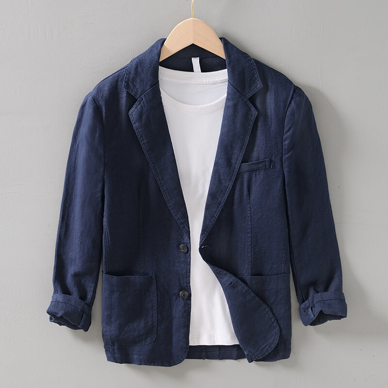 Blazer léger aspect lin