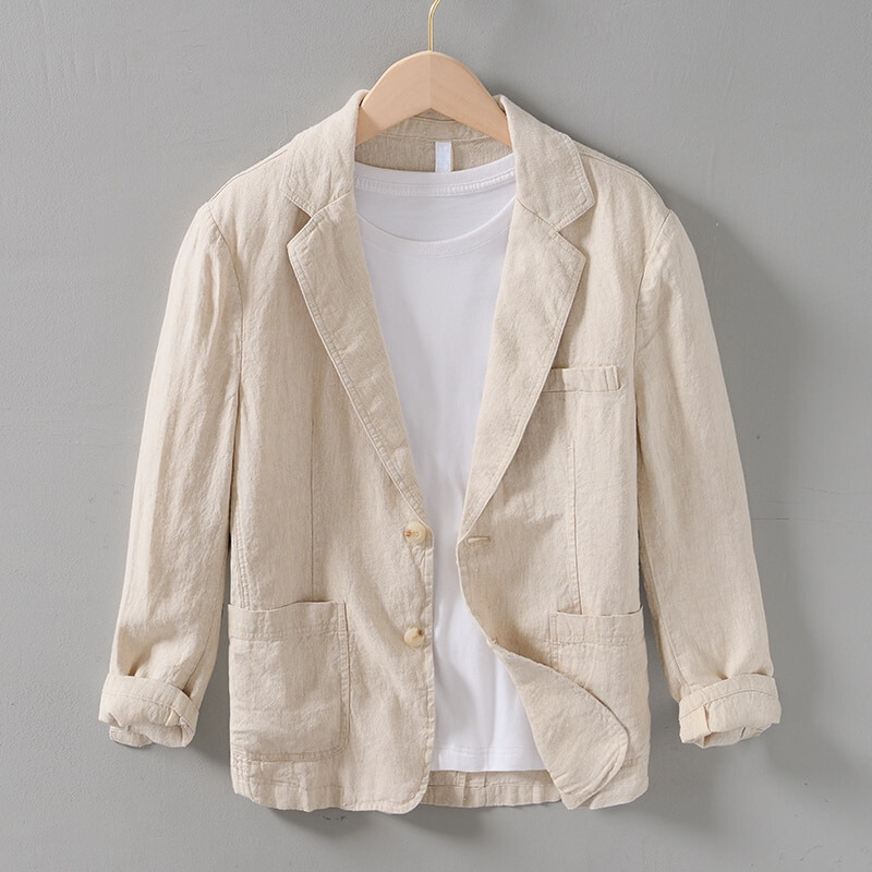 Blazer léger aspect lin