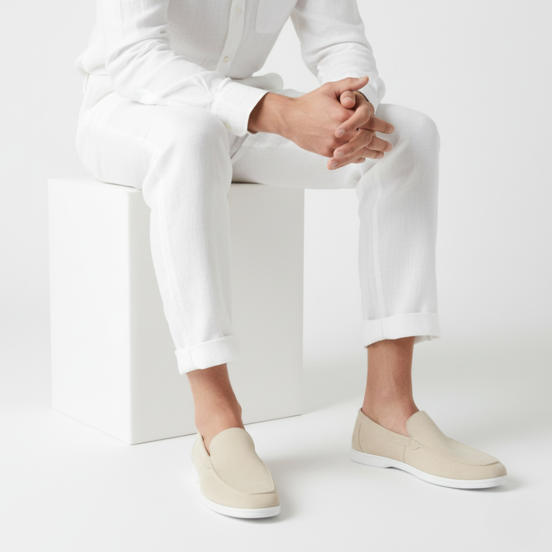 Mocassins à semelle contrastée silhouette basse homme – Louvois