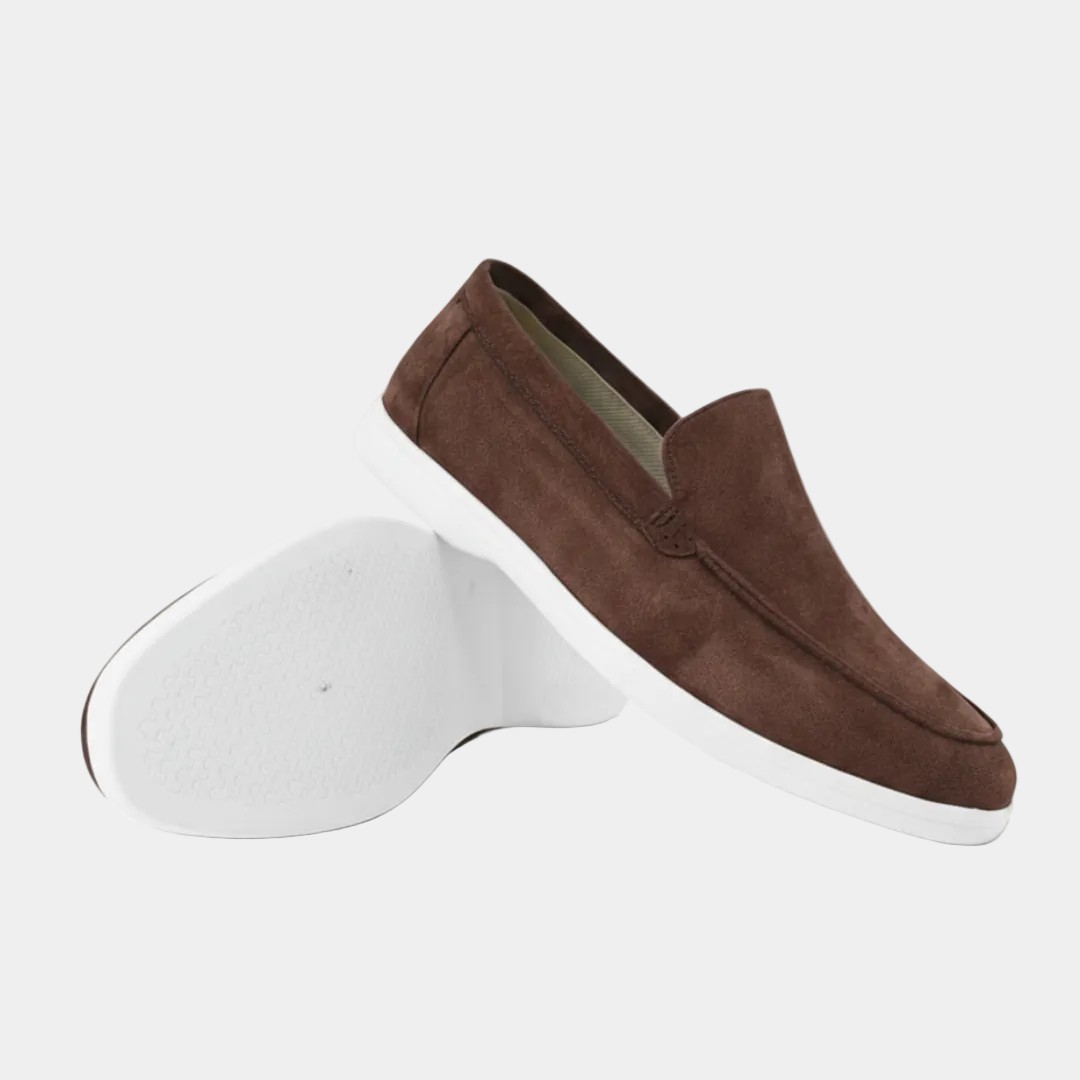 Mocassins à couture apparente silhouette basse au style intemporel homme – Saxe