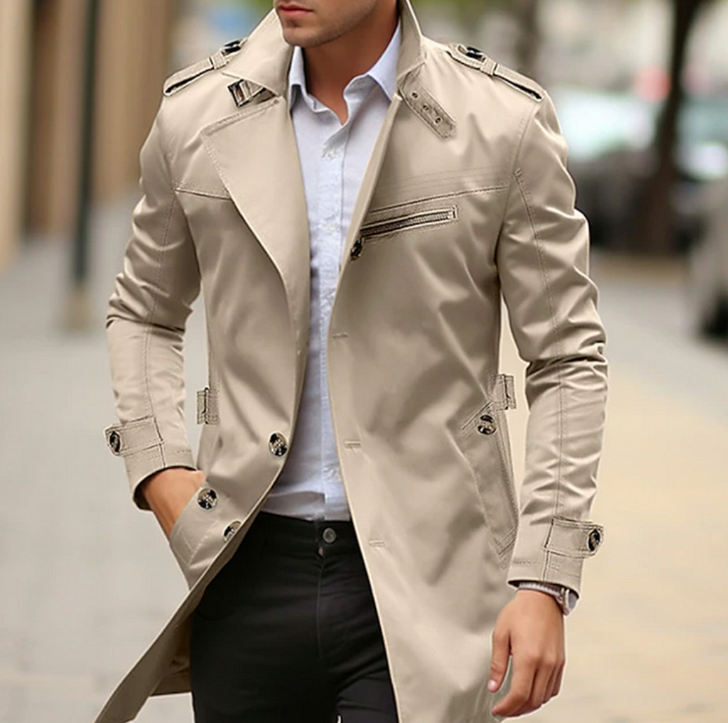 Trench urbain élégant coupe raffinée pour l'homme moderne homme – Torigny