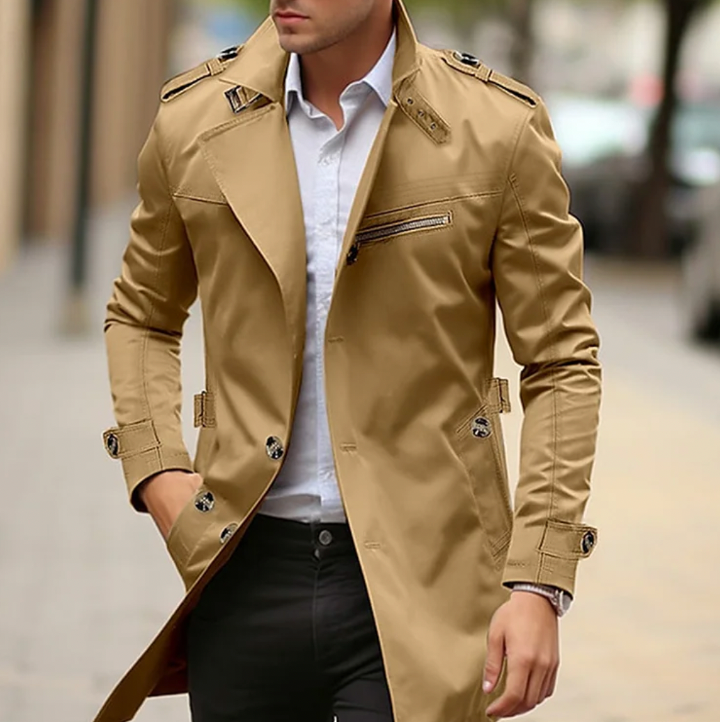 Trench urbain élégant coupe raffinée pour l'homme moderne homme – Torigny