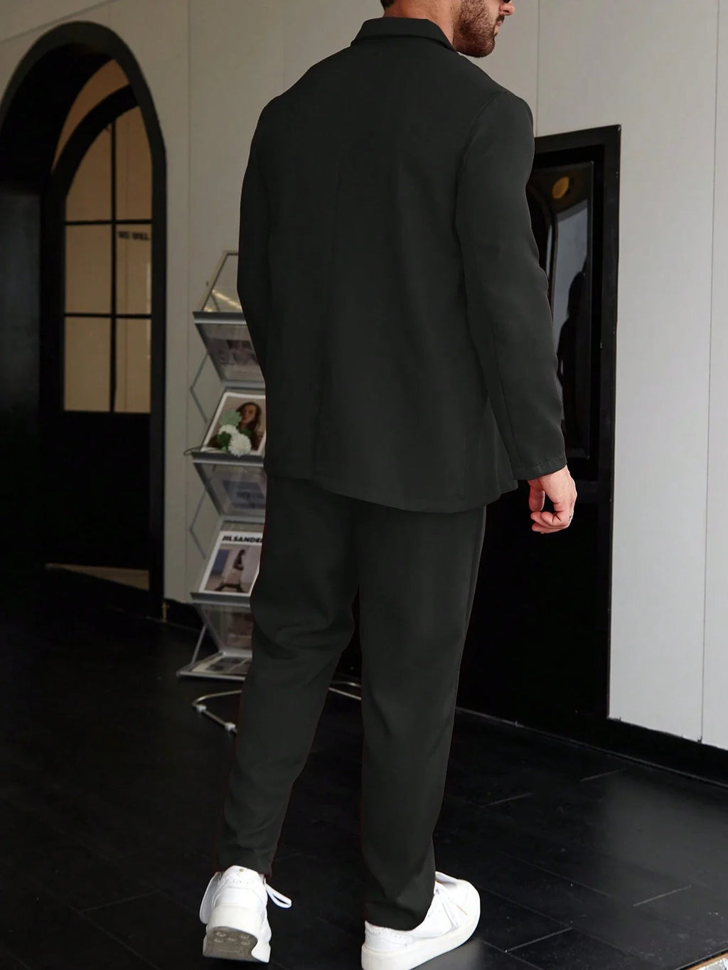 Costume deux pièces business slim veste et pantalon homme – Reuilly