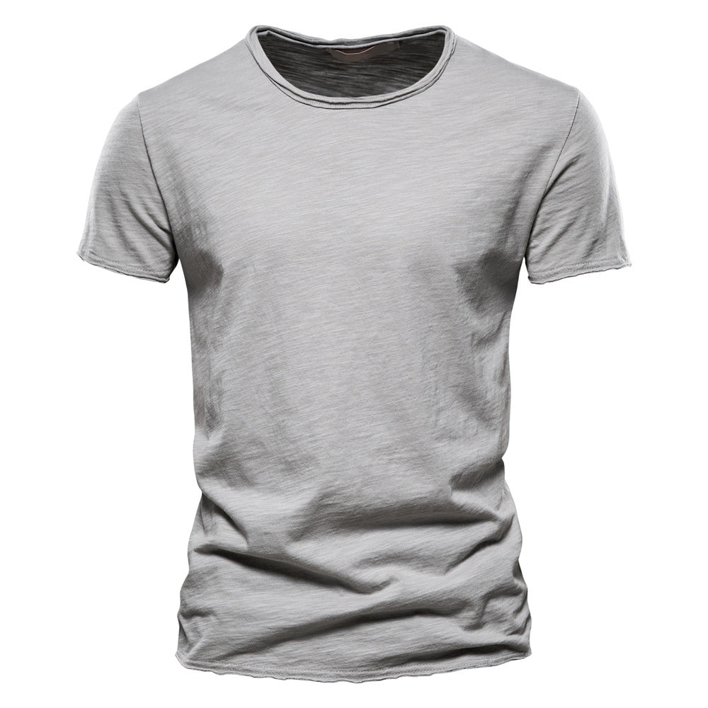 Tee-shirt coupe moderne en maille légère