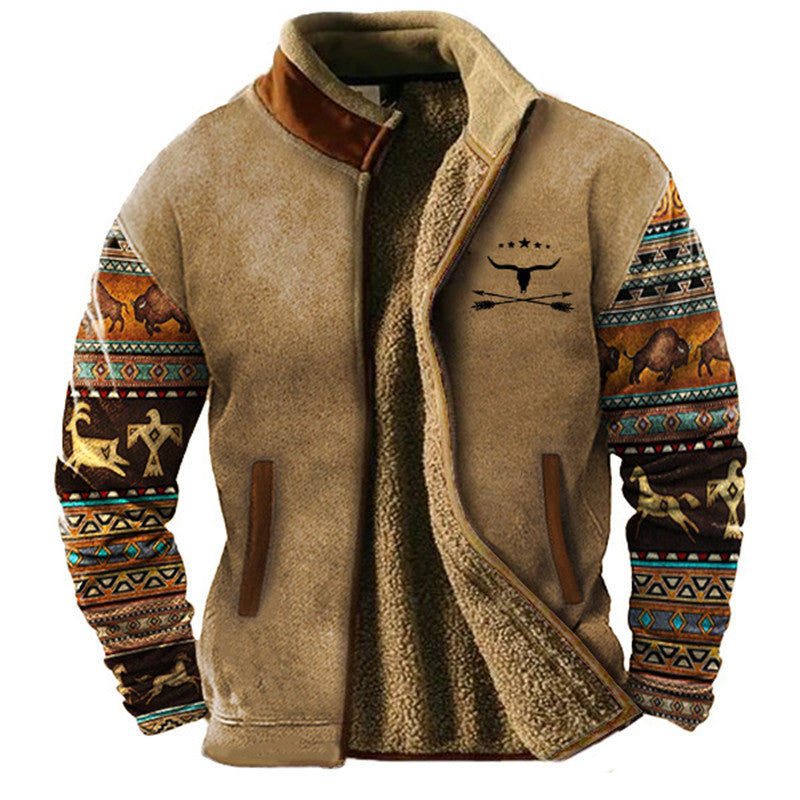 Veste en polaire douce chaude coupe confort style chic intemporel homme – Valençay