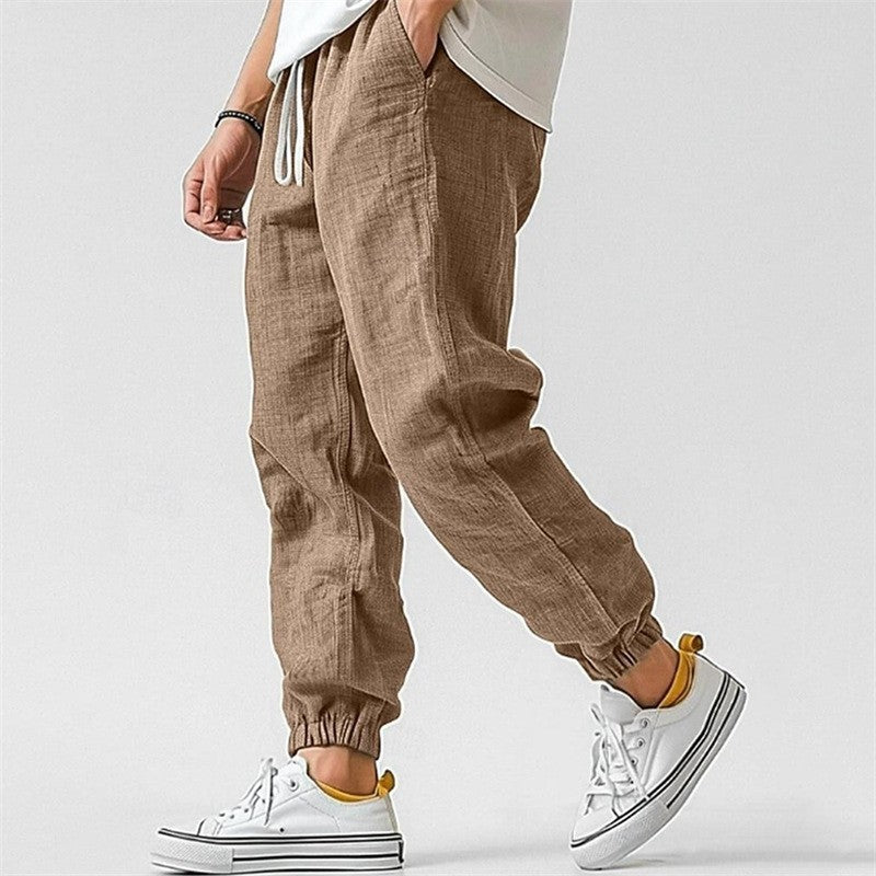 Pantalon léger ample à poches latérales