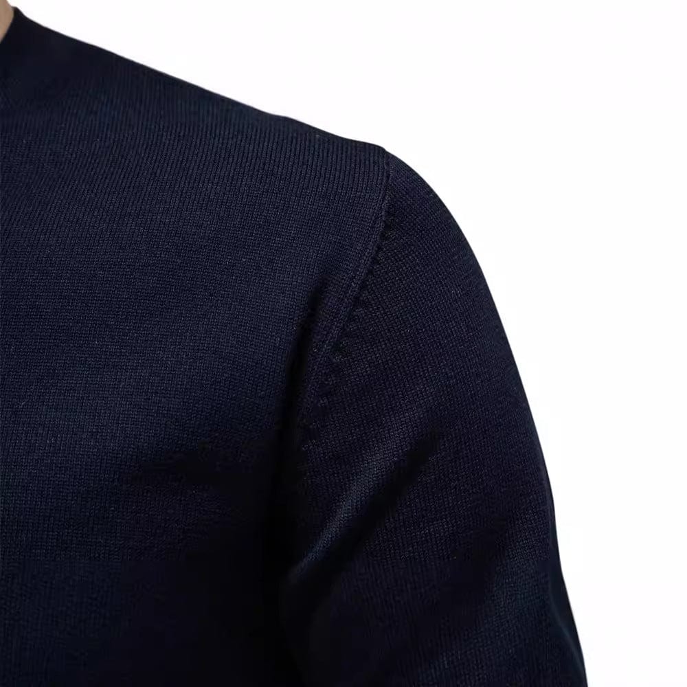 Pull col V en maille fine