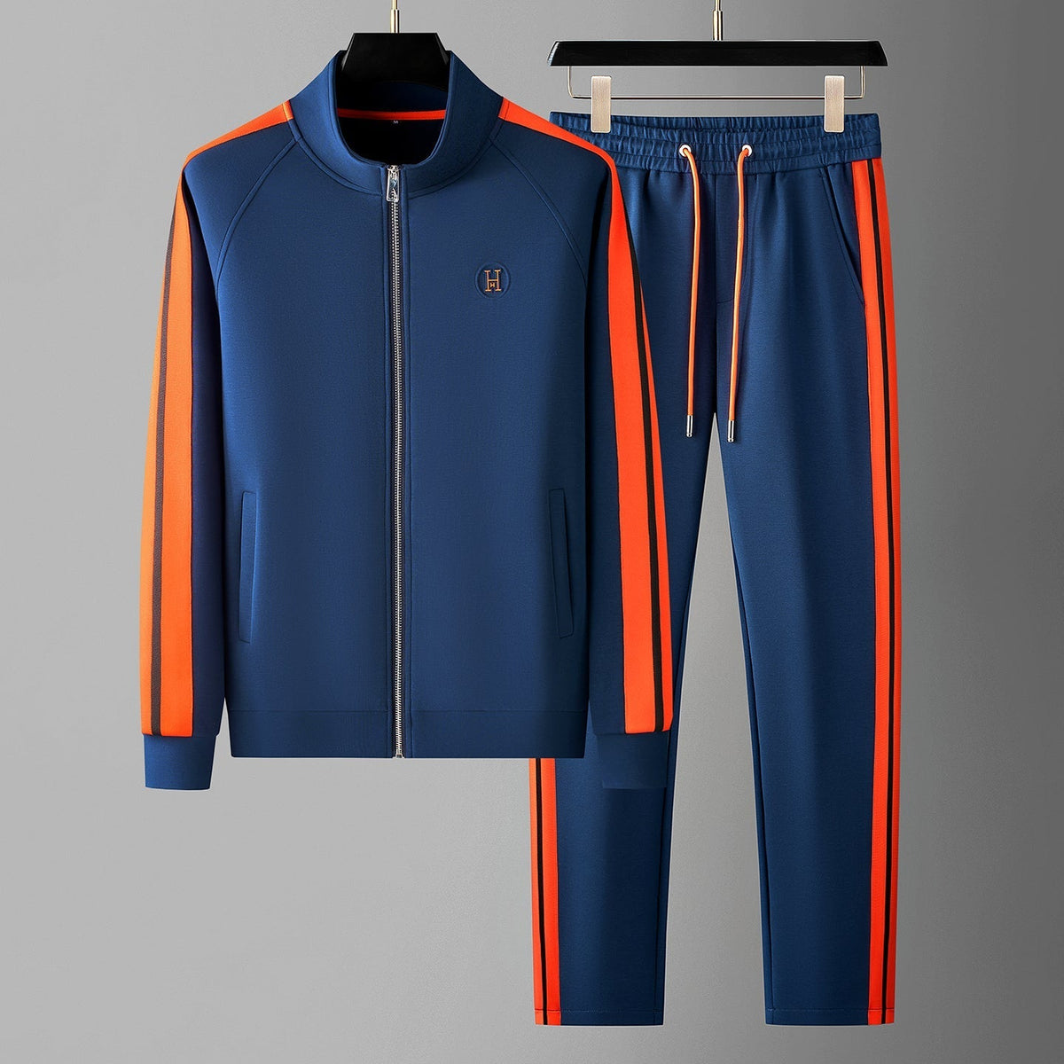 Ensemble sportif premium veste et pantalon à la finition soignée homme – Aurel