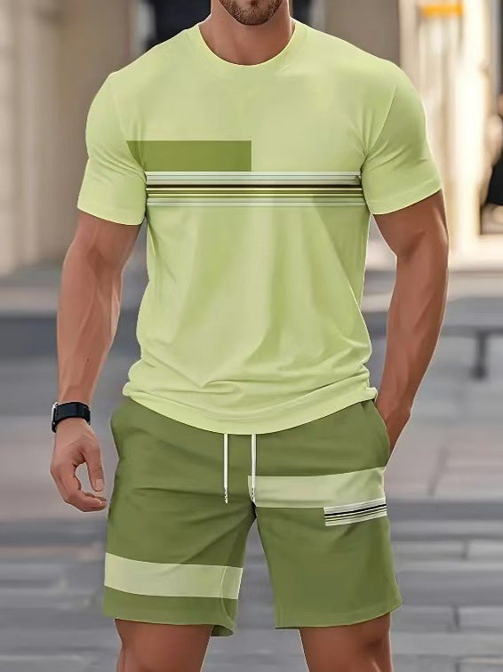 Ensemble d'été imprimé haut et pantalon