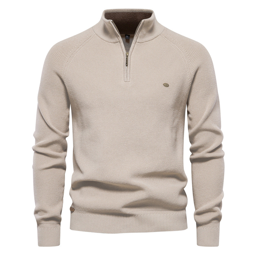 Pull d'automne en mélange de coton au style intemporel homme – Montmorency