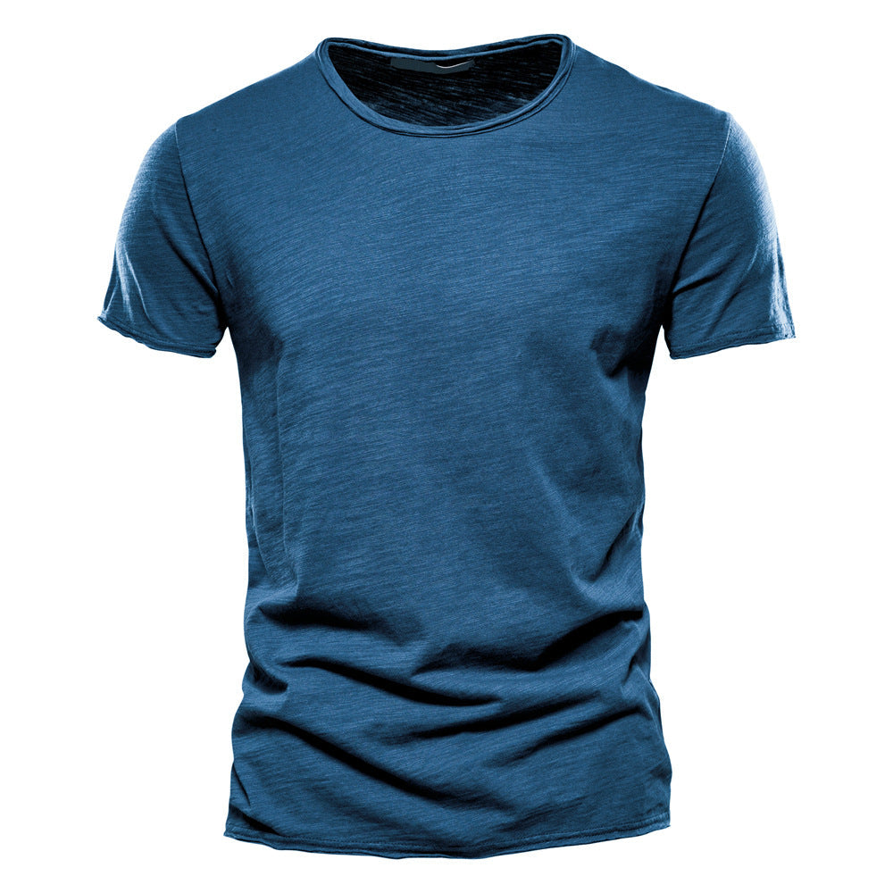 Tee-shirt coupe moderne en maille légère