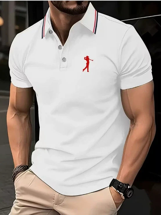 Chemise d’été à imprimé placé