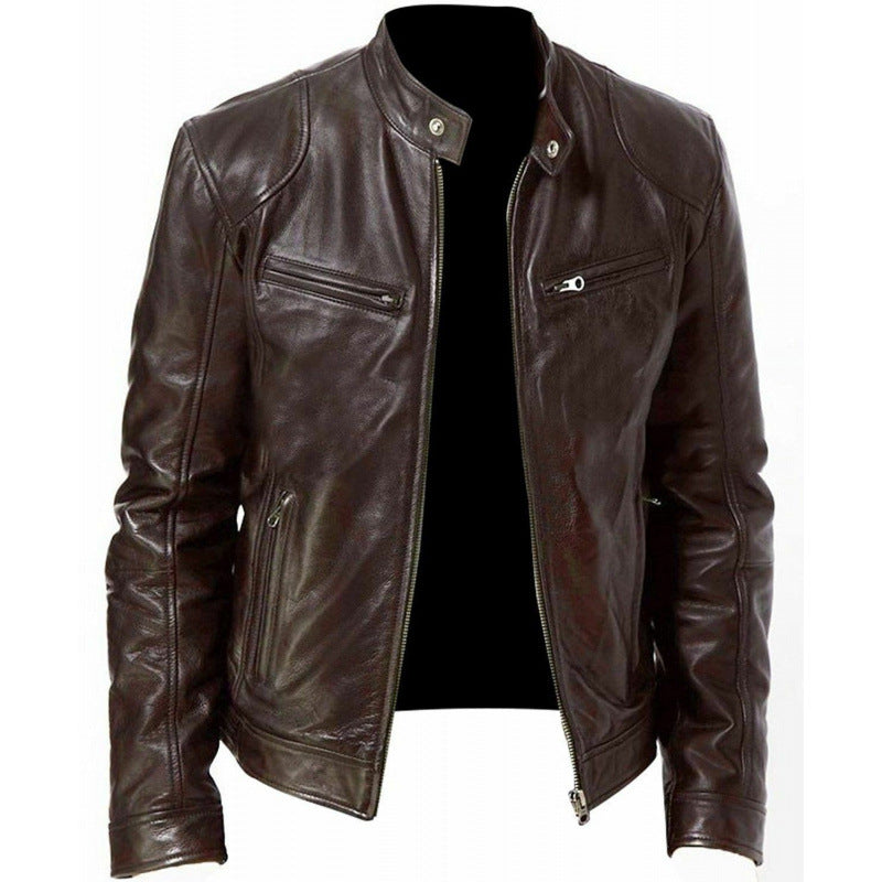 Veste rider esprit motard texturée