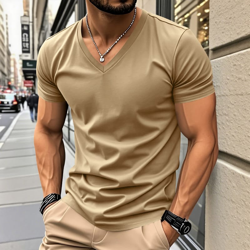Chemise unie au toucher doux