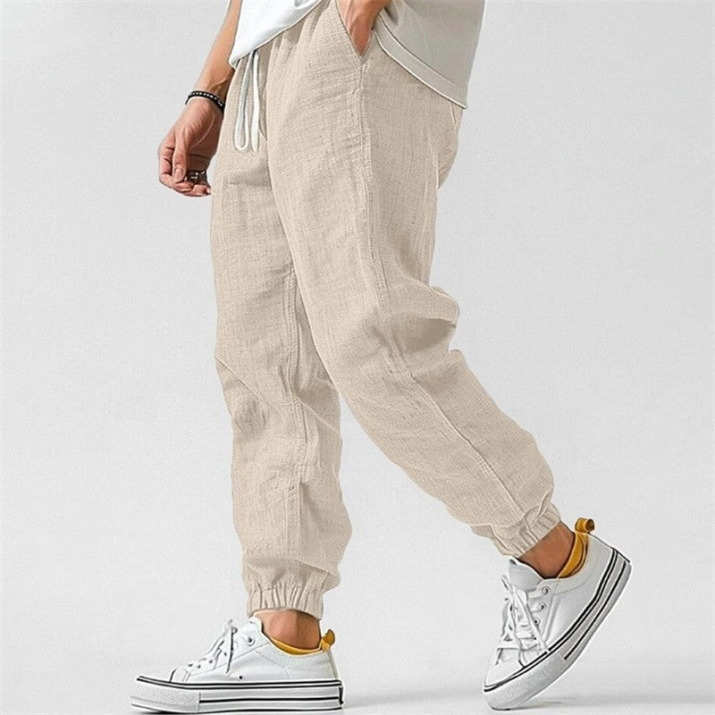 Pantalon léger ample à poches latérales
