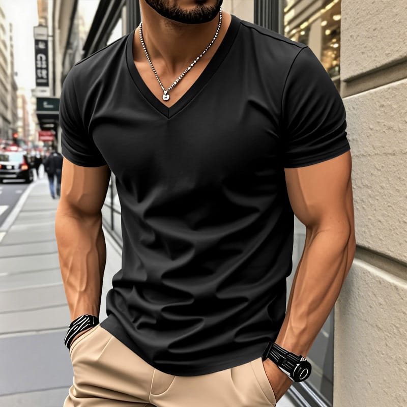 Chemise unie au toucher doux