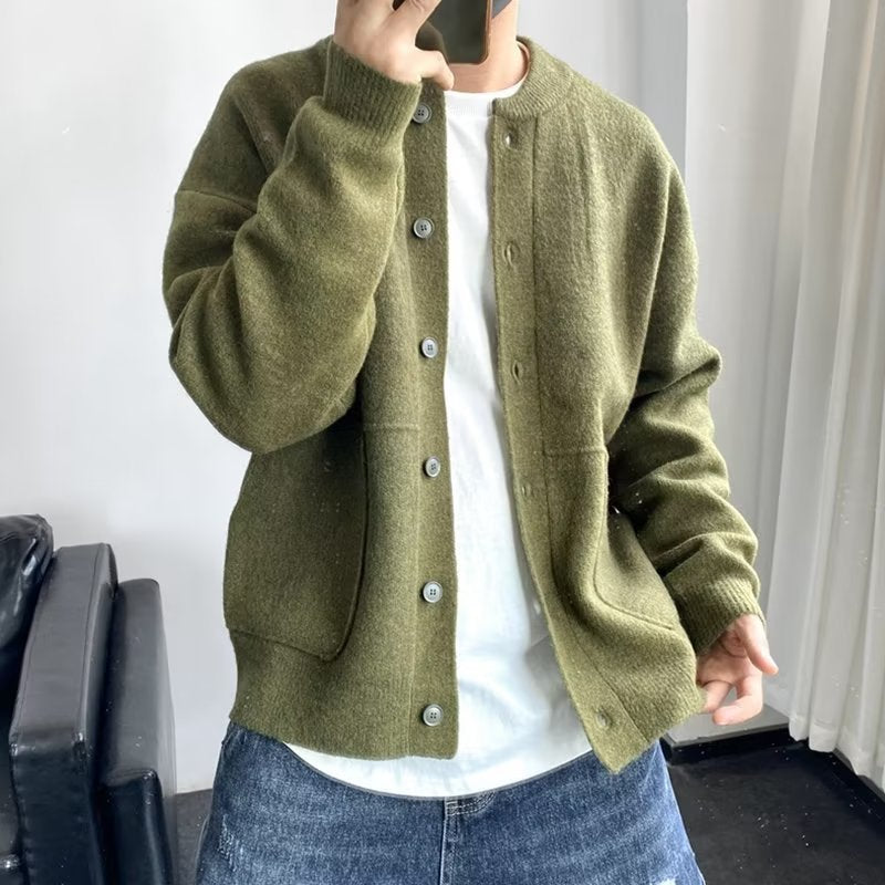 Cardigan boutonné en maille douce