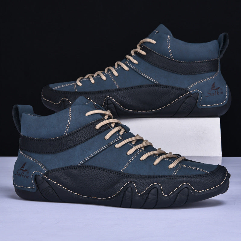 Chaussures de ville effet cuir colorées
