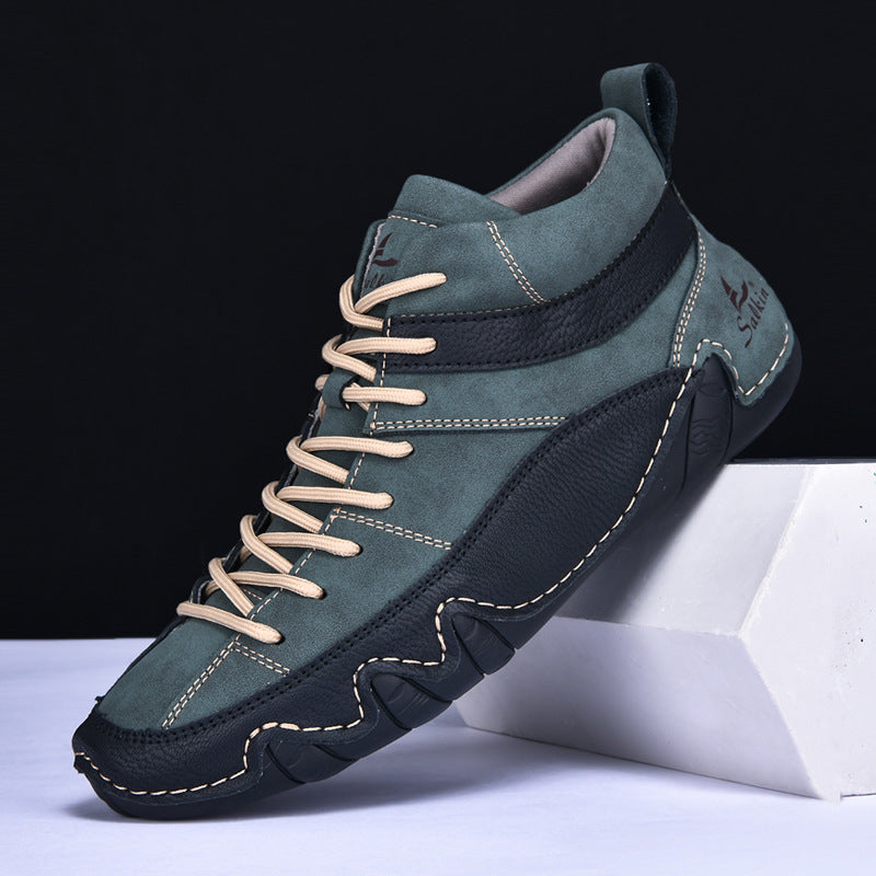 Chaussures de ville effet cuir colorées