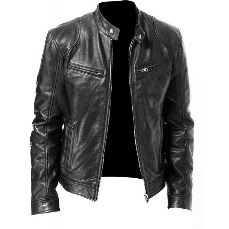 Veste rider esprit motard texturée