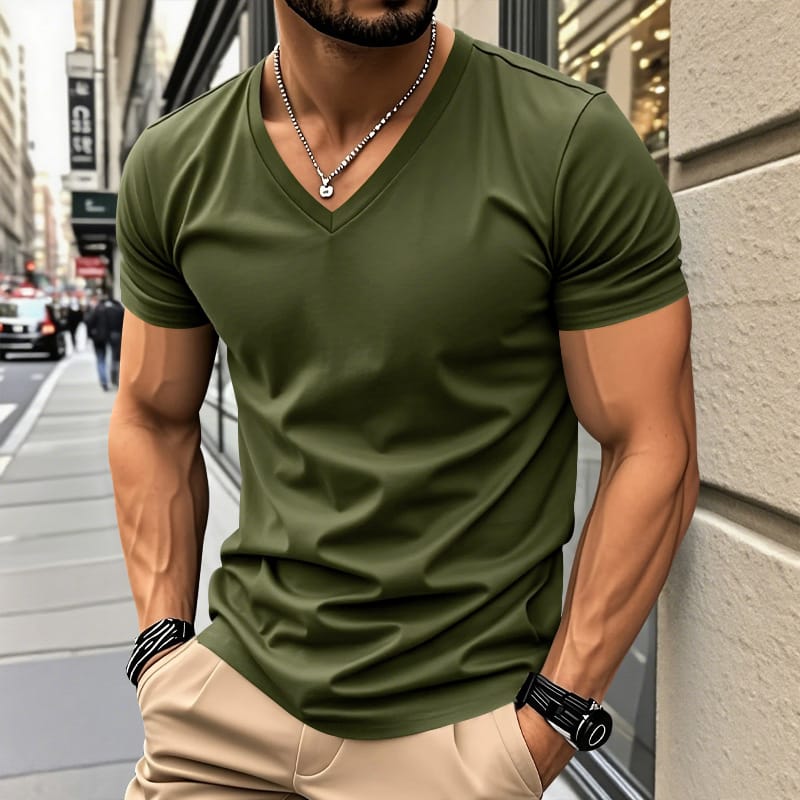 Chemise unie au toucher doux