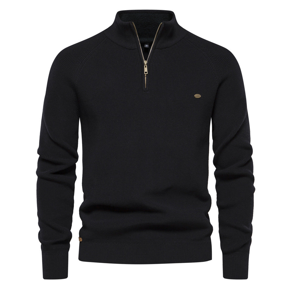 Pull d'automne en mélange de coton au style intemporel homme – Montmorency