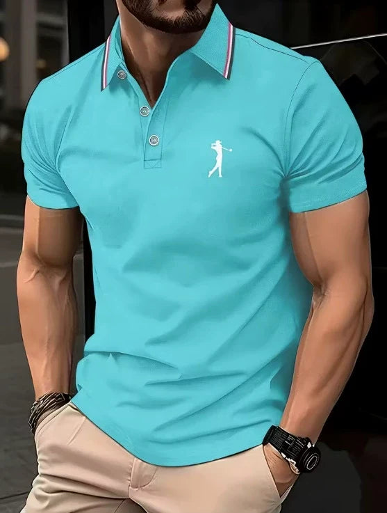 Chemise d’été à imprimé placé