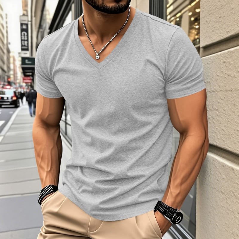 Chemise unie au toucher doux