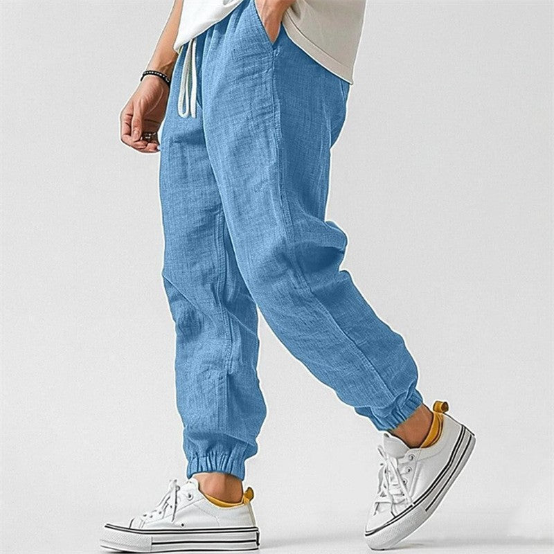 Pantalon léger ample à poches latérales