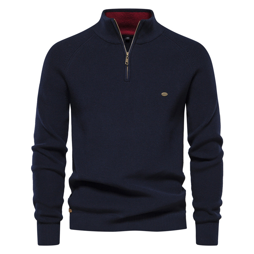 Pull d'automne en mélange de coton au style intemporel homme – Montmorency