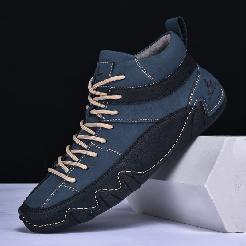 Chaussures de ville effet cuir colorées