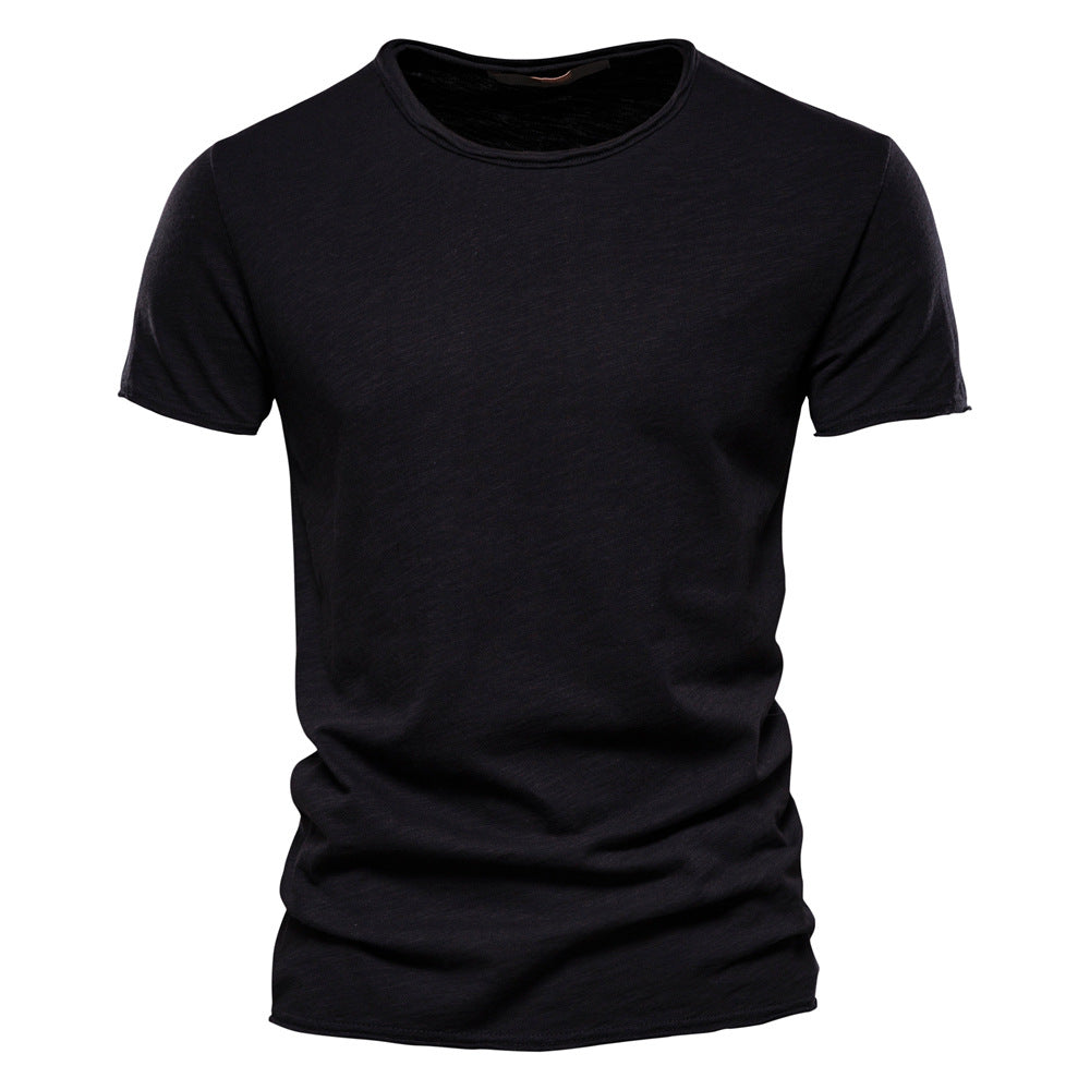 Tee-shirt coupe moderne en maille légère