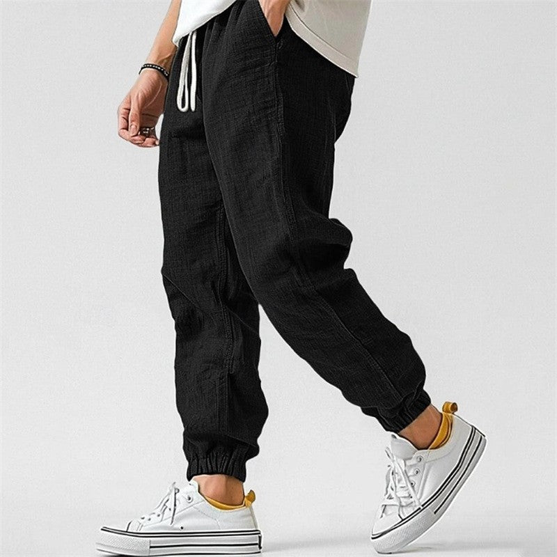 Pantalon léger ample à poches latérales