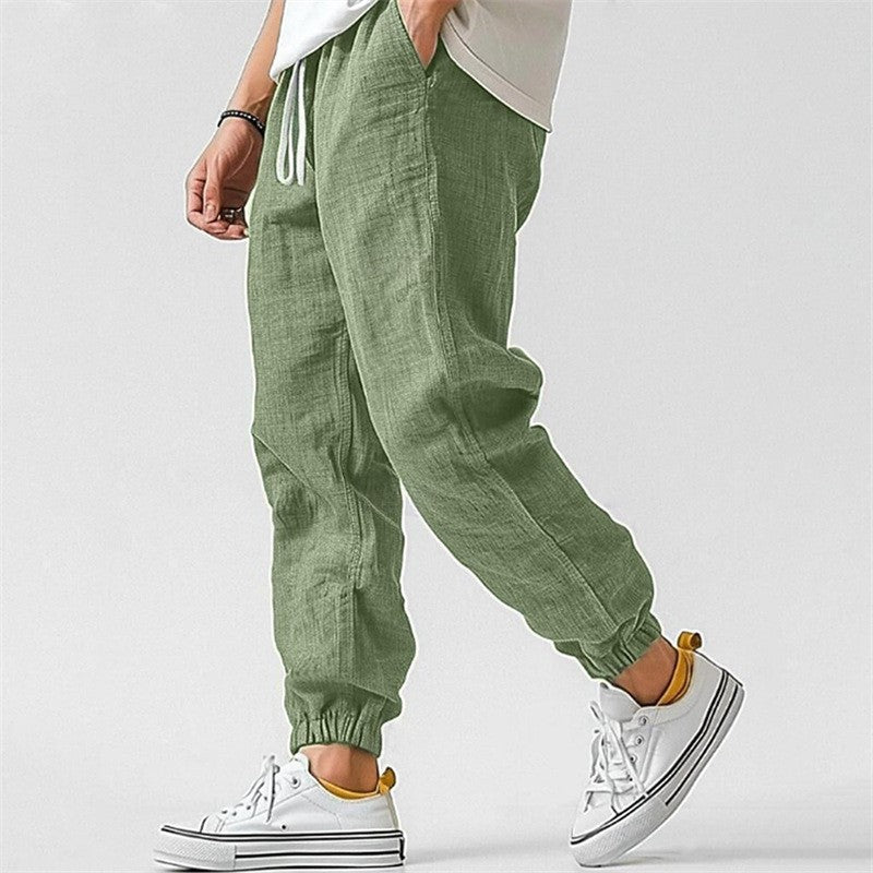 Pantalon léger ample à poches latérales