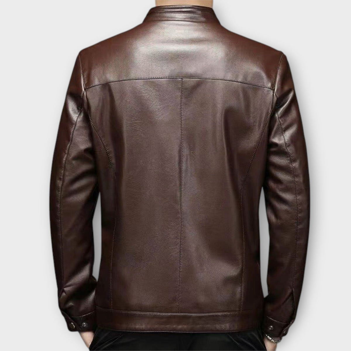 Veste effet cuir coupe slim
