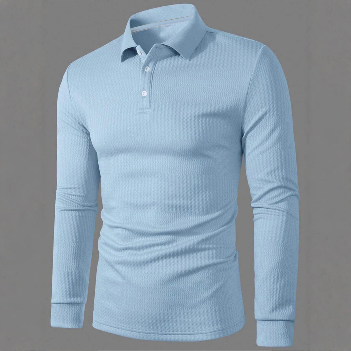 Cardigan boutonné col polo en maille côtelée