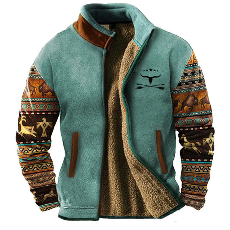 Veste en polaire douce chaude coupe confort style chic intemporel homme – Valençay