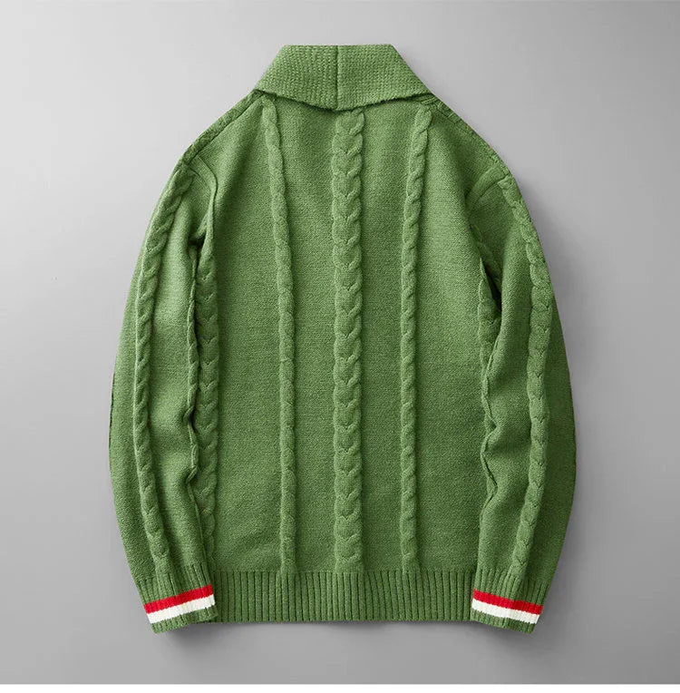 Pull en maille douce à poches latérales